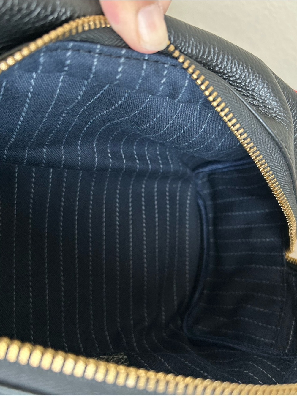 ANONIMO FIORENTINO ITALY LEATHER TOILETRY BAG - Picture 9 of 13